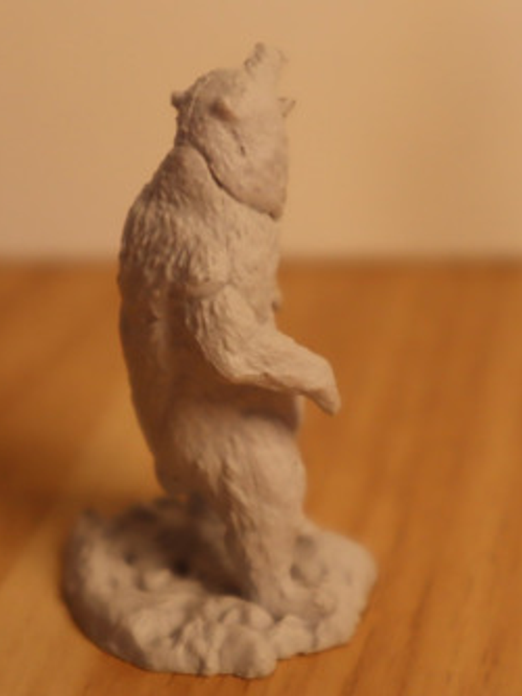 Grizzly Brown Bear Mini Wizkids Deep Cuts Dungeons & Dragons 4