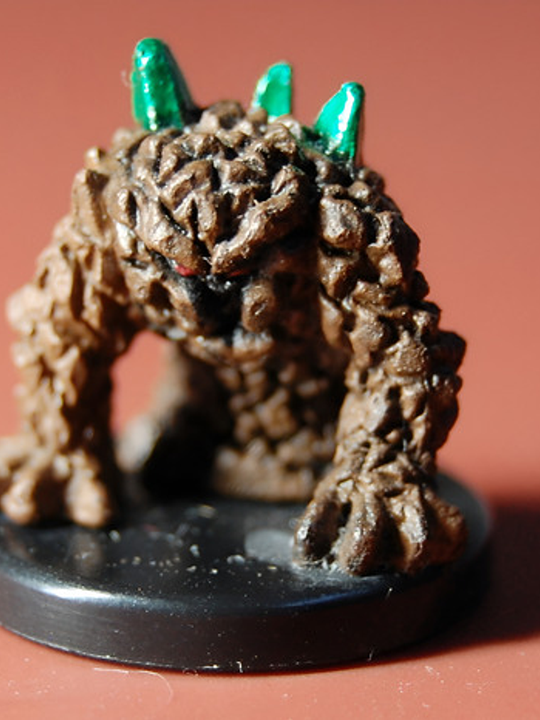 Small Earth Elemental #04 Lost Coast Mini Dungeons & Dragons 1