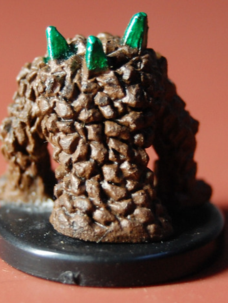 Small Earth Elemental #04 Lost Coast Mini Dungeons & Dragons 4