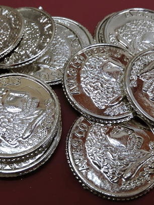 12x Tokens Monedas Avag Co Bepsig (plastico) Rol Dungeons