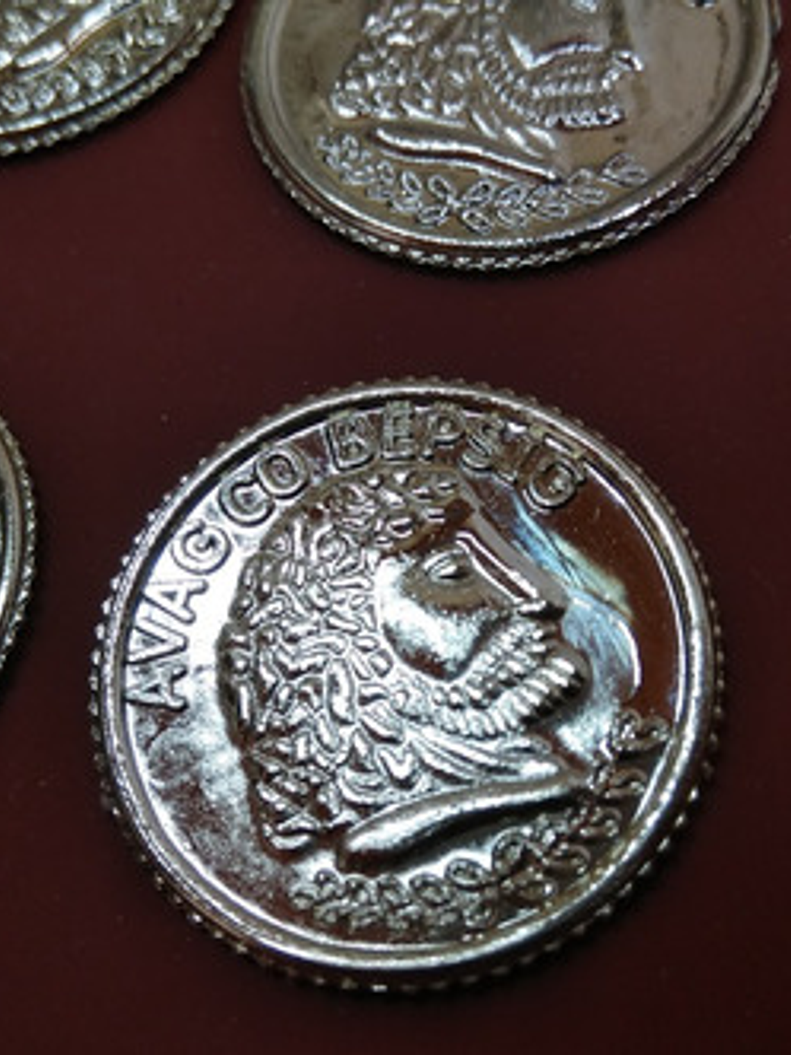 12x Tokens Monedas Avag Co Bepsig (plastico) Rol Dungeons 4