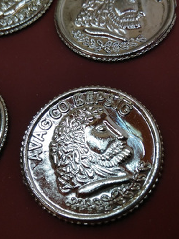 12x Tokens Monedas Avag Co Bepsig (plastico) Rol Dungeons 4