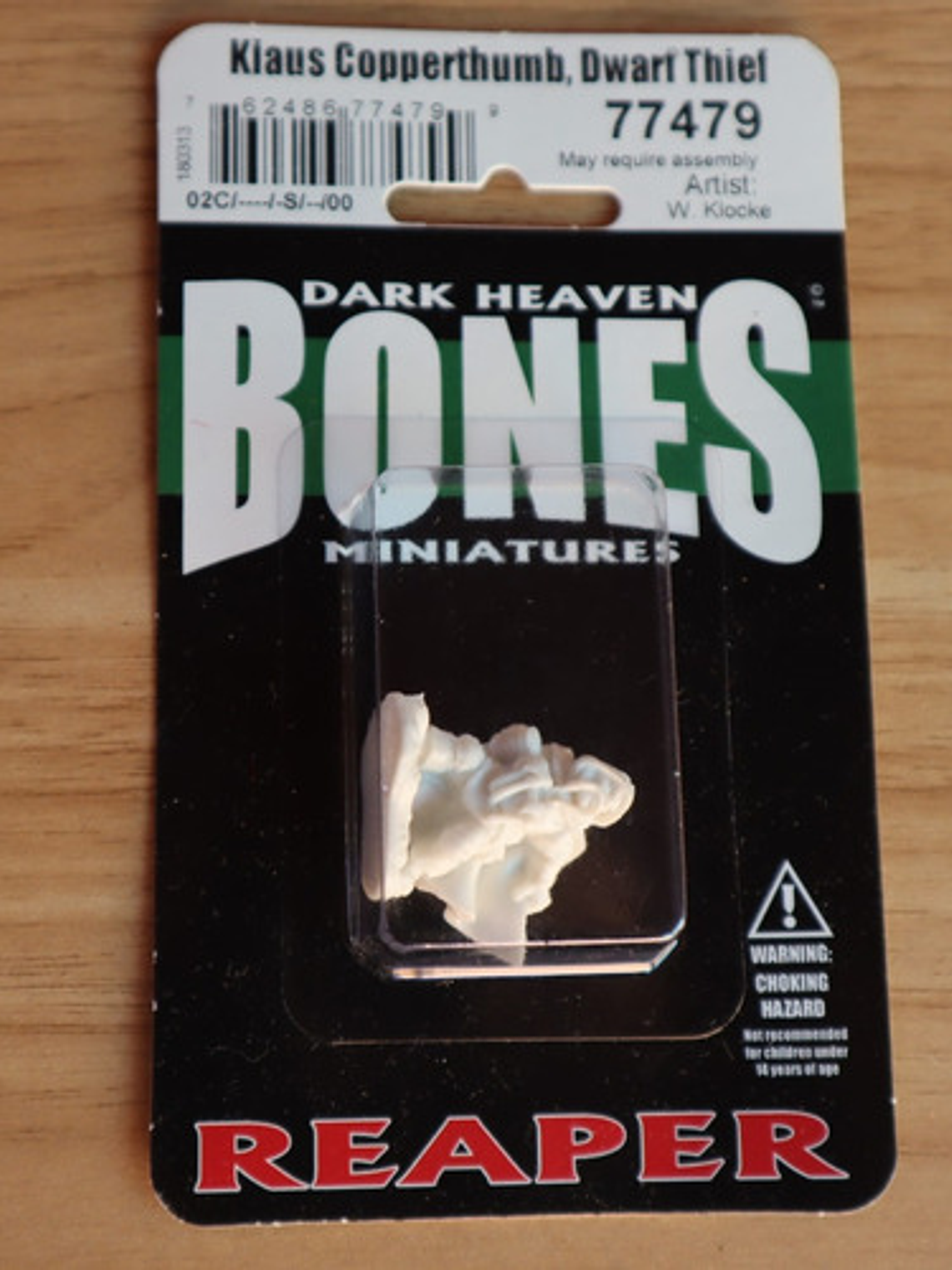 Dwarf Thief Reaper Dark Heaven Miniatura Dungeons & Dragons 2
