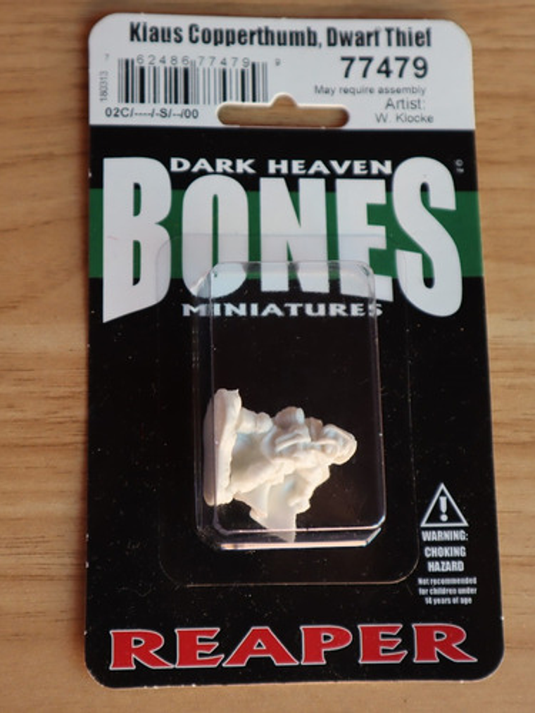Dwarf Thief Reaper Dark Heaven Miniatura Dungeons & Dragons 2
