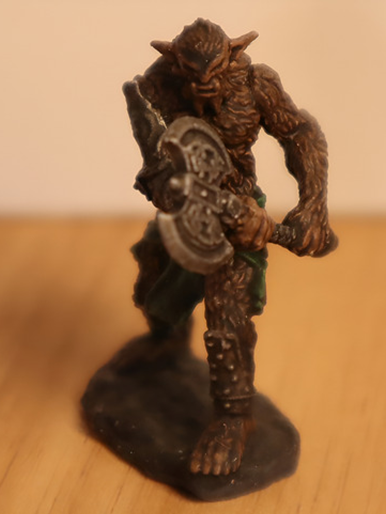 Bugbear Fighter (axe) Mini Nolzur Wizkids Dungeons & Dragons 1