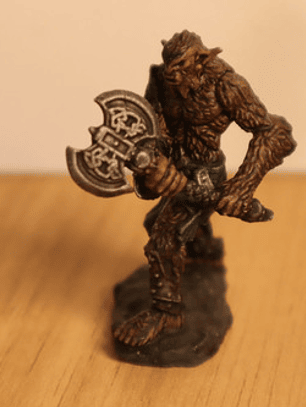 Bugbear Fighter (axe) Mini Nolzur Wizkids Dungeons & Dragons