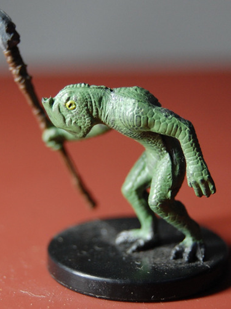 Crazed Kuo-toa #53 Demonweb Miniatura Dungeons And Dragons 3