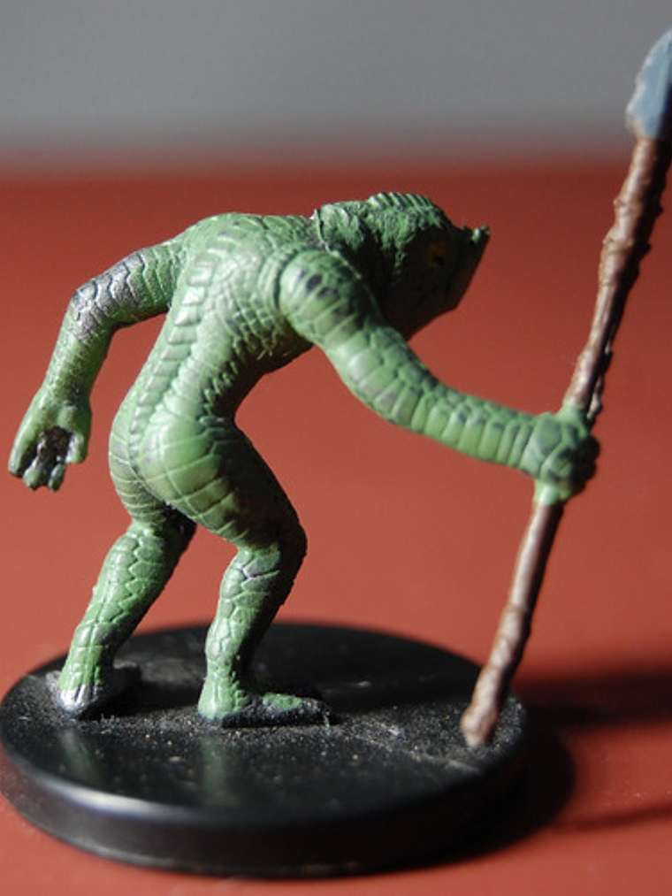 Crazed Kuo-toa #53 Demonweb Miniatura Dungeons And Dragons 6