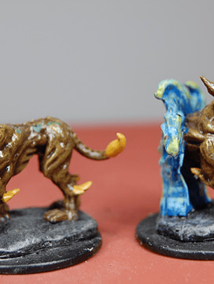 Blink Dogs Set / Mini Nolzur Dungeons And Dragons