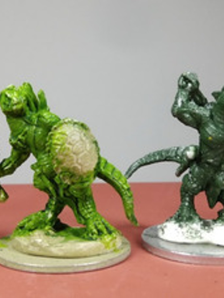 Lizardmen 3x Set / Mini Reaper Dungeons And Dragons 3