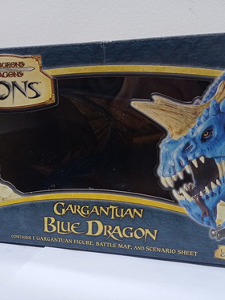 Gargantuan Blue Dragon / Miniatura 2007 Dungeons And Dragons 3