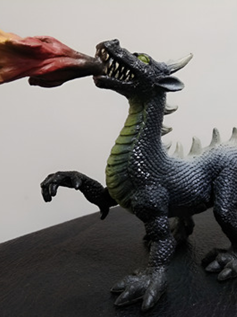 Dragon Negro - Escala Compatible Dungeons And Dragons 1