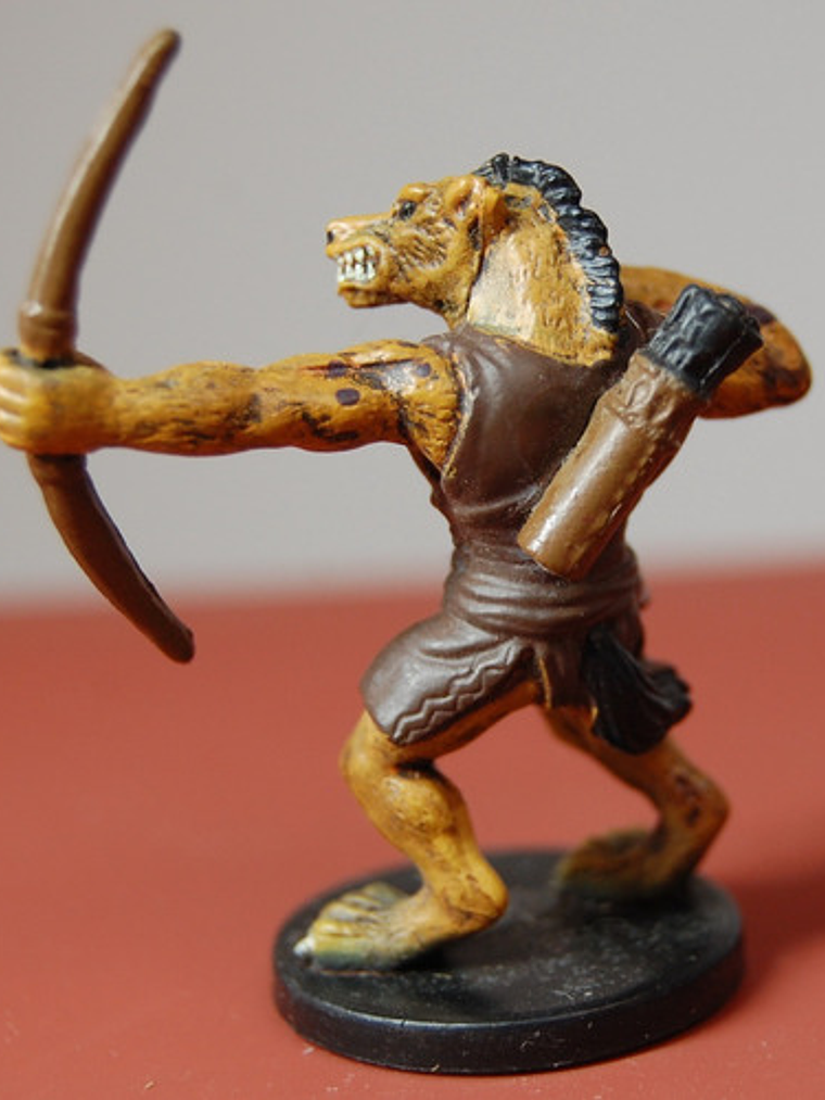 Gnoll Huntmaster #20 Dangerous Delves Dungeons And Dragons 3