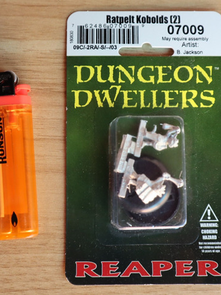 Ratpelt Kobolds Reaper Miniaturas Dungeons & Dragons 3