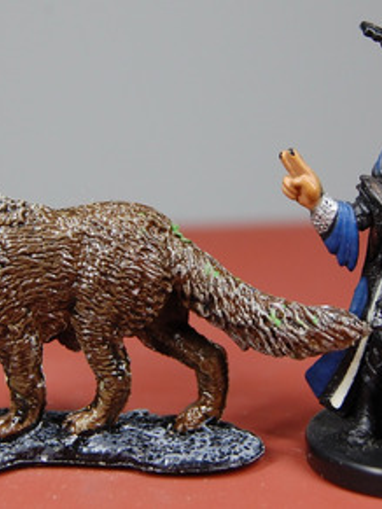 Brown Warg / Mini Reaper Dungeons And Dragons 4
