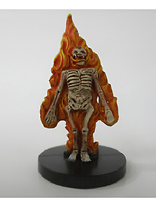 Burning Skeleton #49 Deathknell Mini Dungeons And Dragons