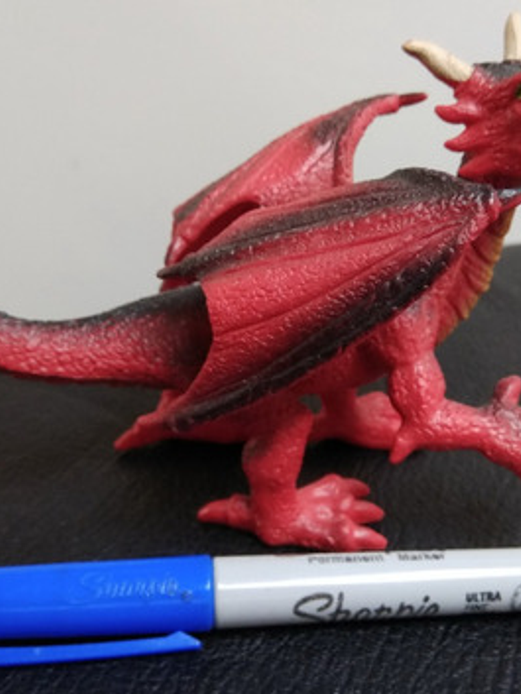 Dragon Rojo - Escala Compatible Dungeons And Dragons 2