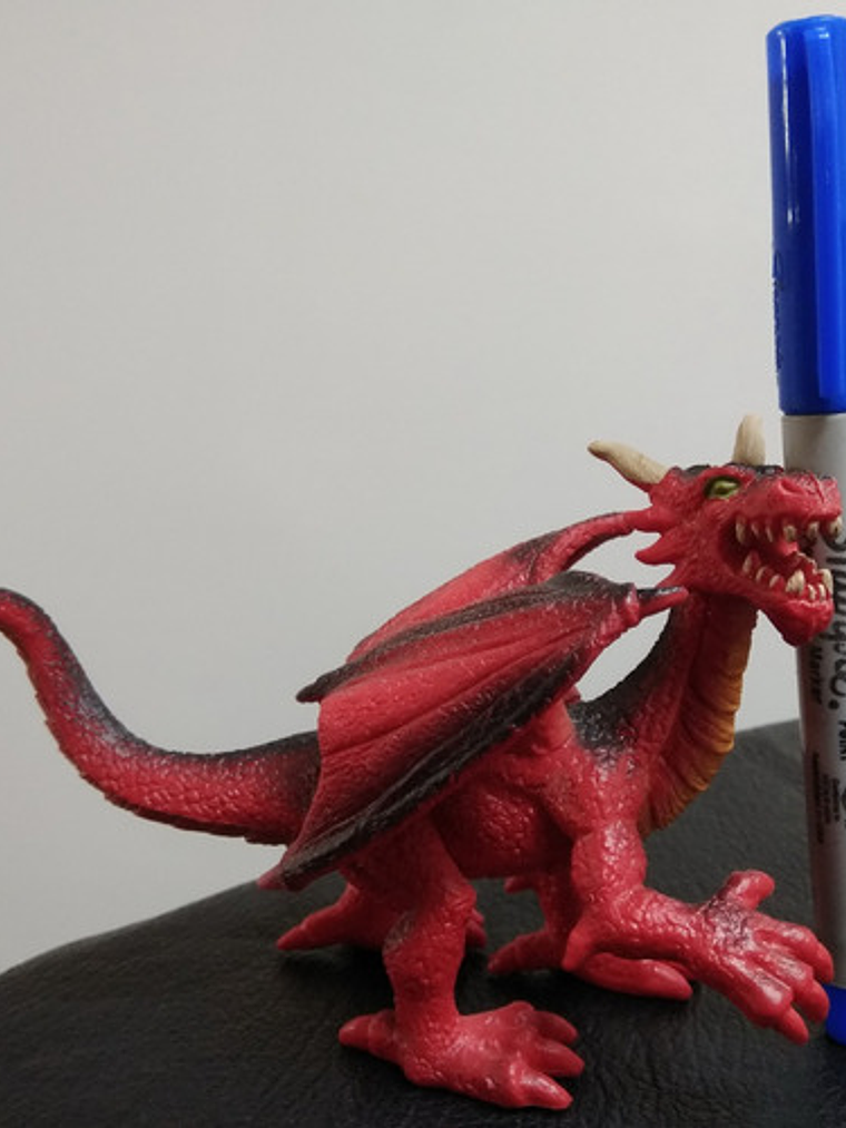 Dragon Rojo - Escala Compatible Dungeons And Dragons 5