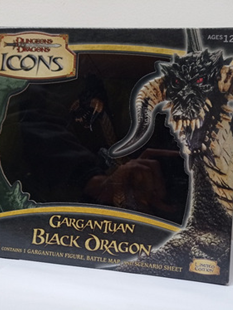 Gargantuan Black Dragon 2006 Miniatura Dungeons And Dragons 4