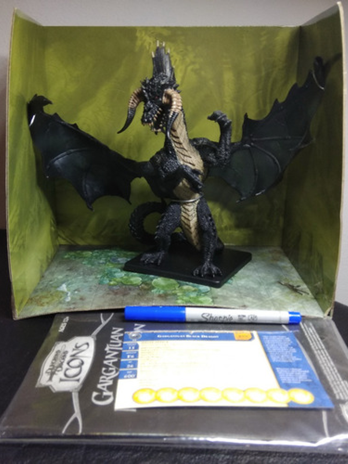Gargantuan Black Dragon 2006 Miniatura Dungeons And Dragons 8
