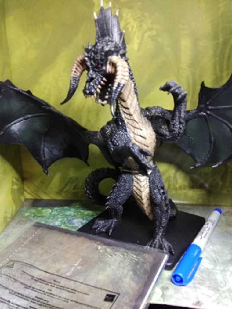 Gargantuan Black Dragon 2006 Miniatura Dungeons And Dragons 9