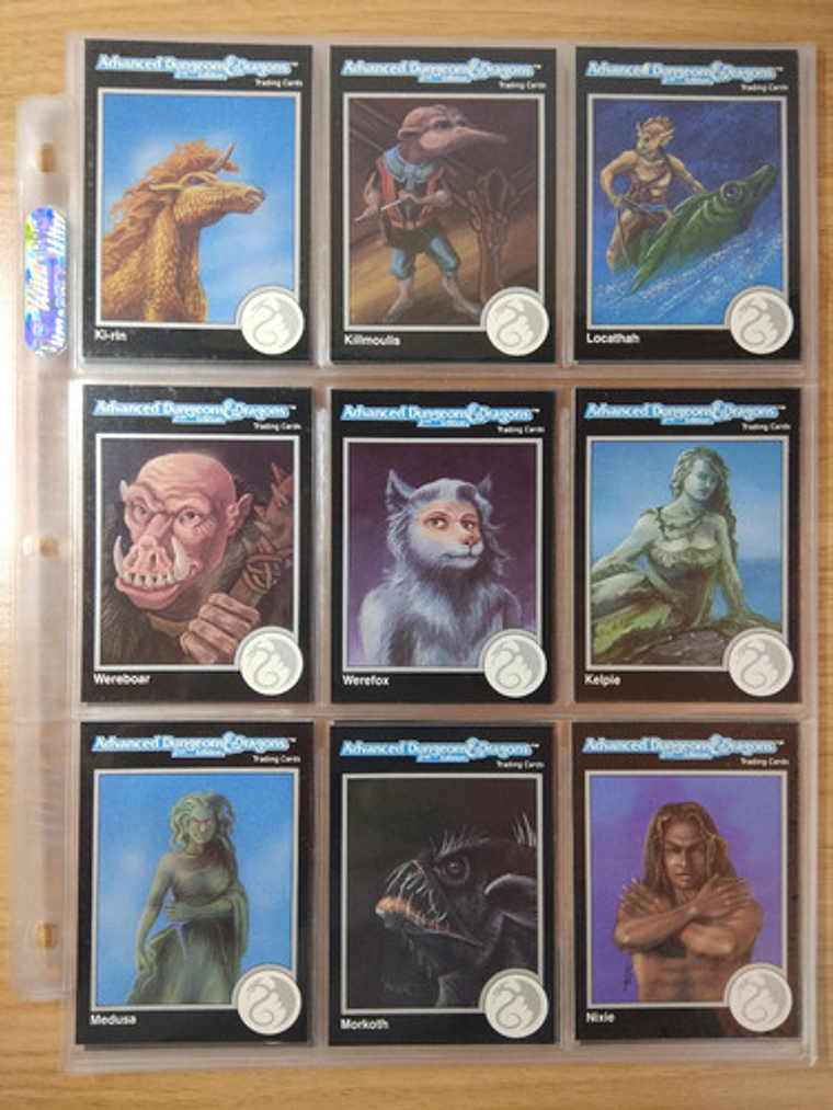 Advanced Dnd 90 Cartas - Pack 5 Dungeons And Dragons Vintage 7