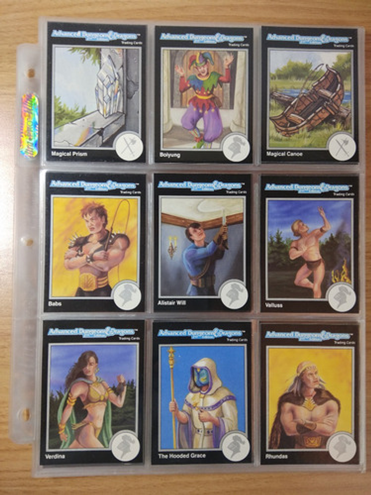 Advanced Dnd 90 Cartas - Pack 5 Dungeons And Dragons Vintage 9