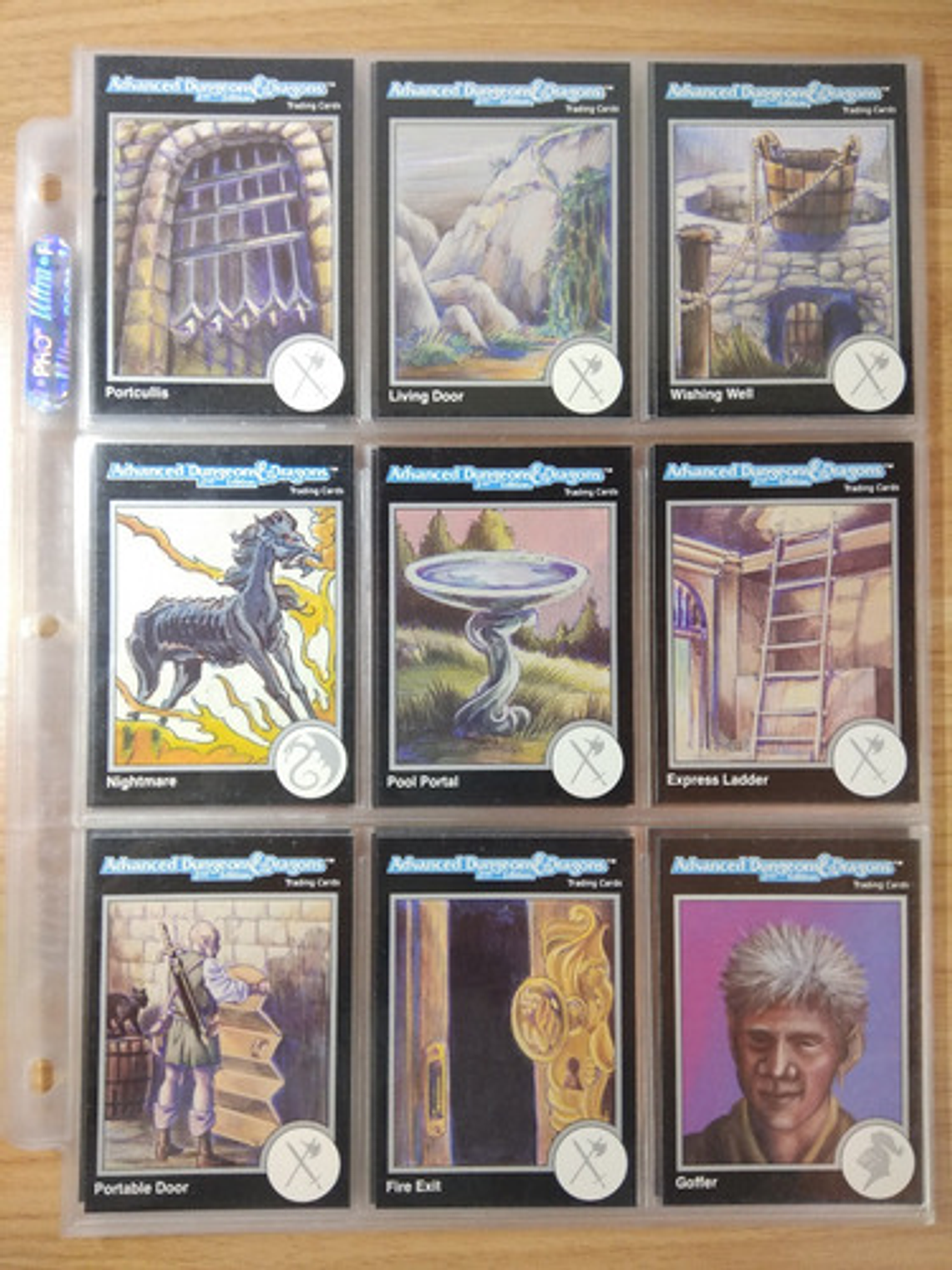 Advanced Dnd 90 Cartas - Pack 5 Dungeons And Dragons Vintage 10