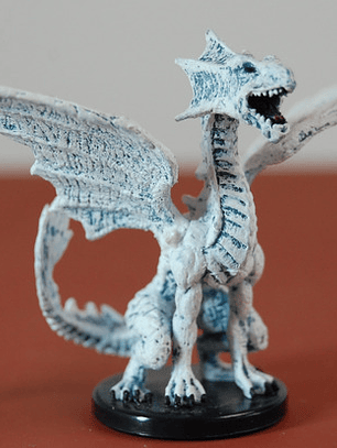 Medium White Dragon Pathfinder Battles Mini Dungeons Dragons