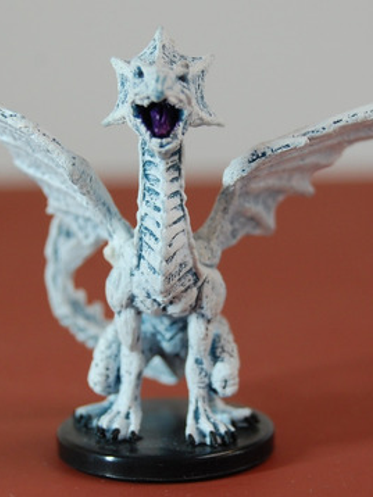 Medium White Dragon Pathfinder Battles Mini Dungeons Dragons 7