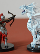 Medium White Dragon Pathfinder Battles Mini Dungeons Dragons - Miniatura 8