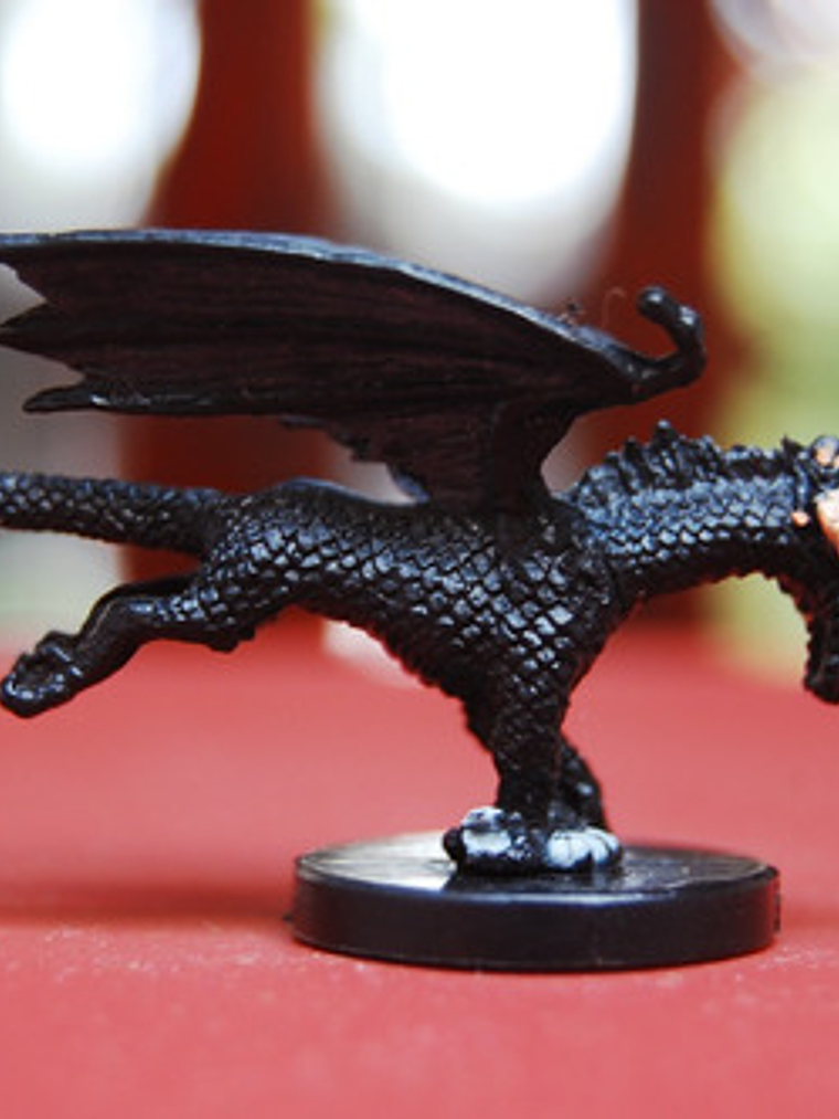 Small Black Dragon #53 War Of The Dragon Queen Dnd Dungeons 4