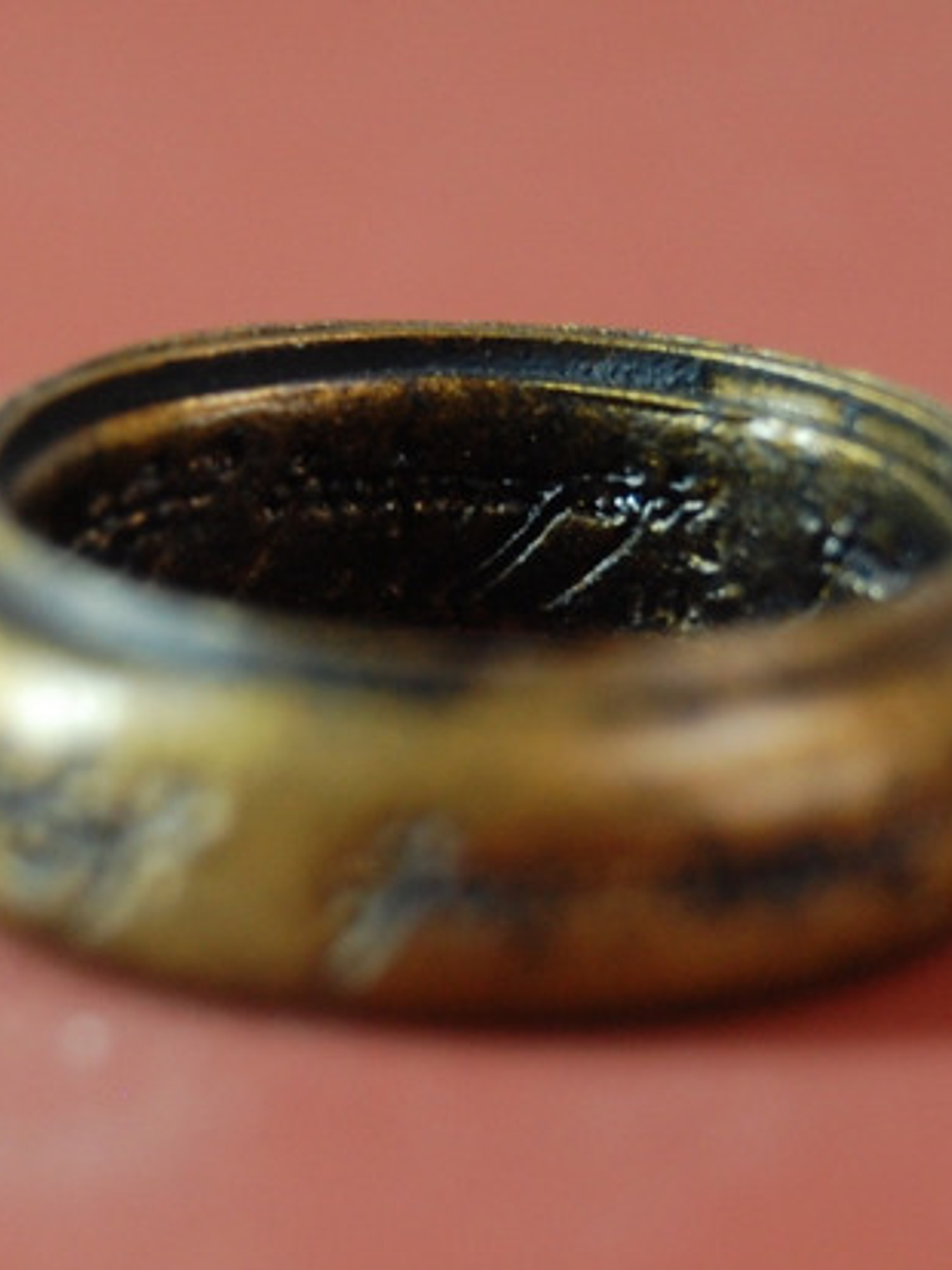 Anillo Dorado Plástico Lotr Juego Rol Dungeons Dragons Señor 2