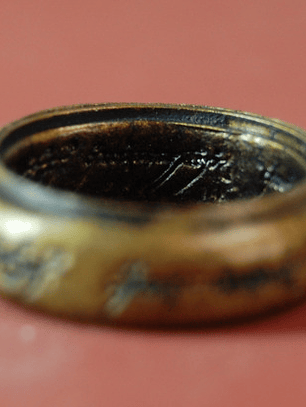 Anillo Dorado Plástico Lotr Juego Rol Dungeons Dragons Señor