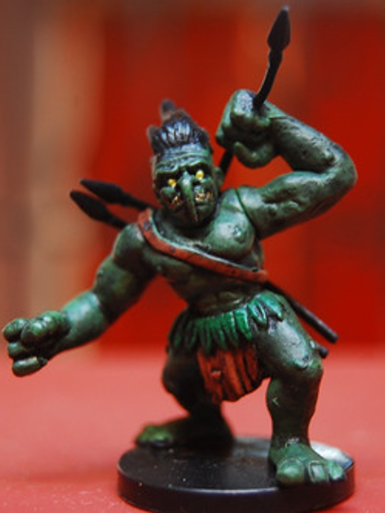 Forest Troll #55 Deathknell Mini Dungeons And Dragons D&d 2