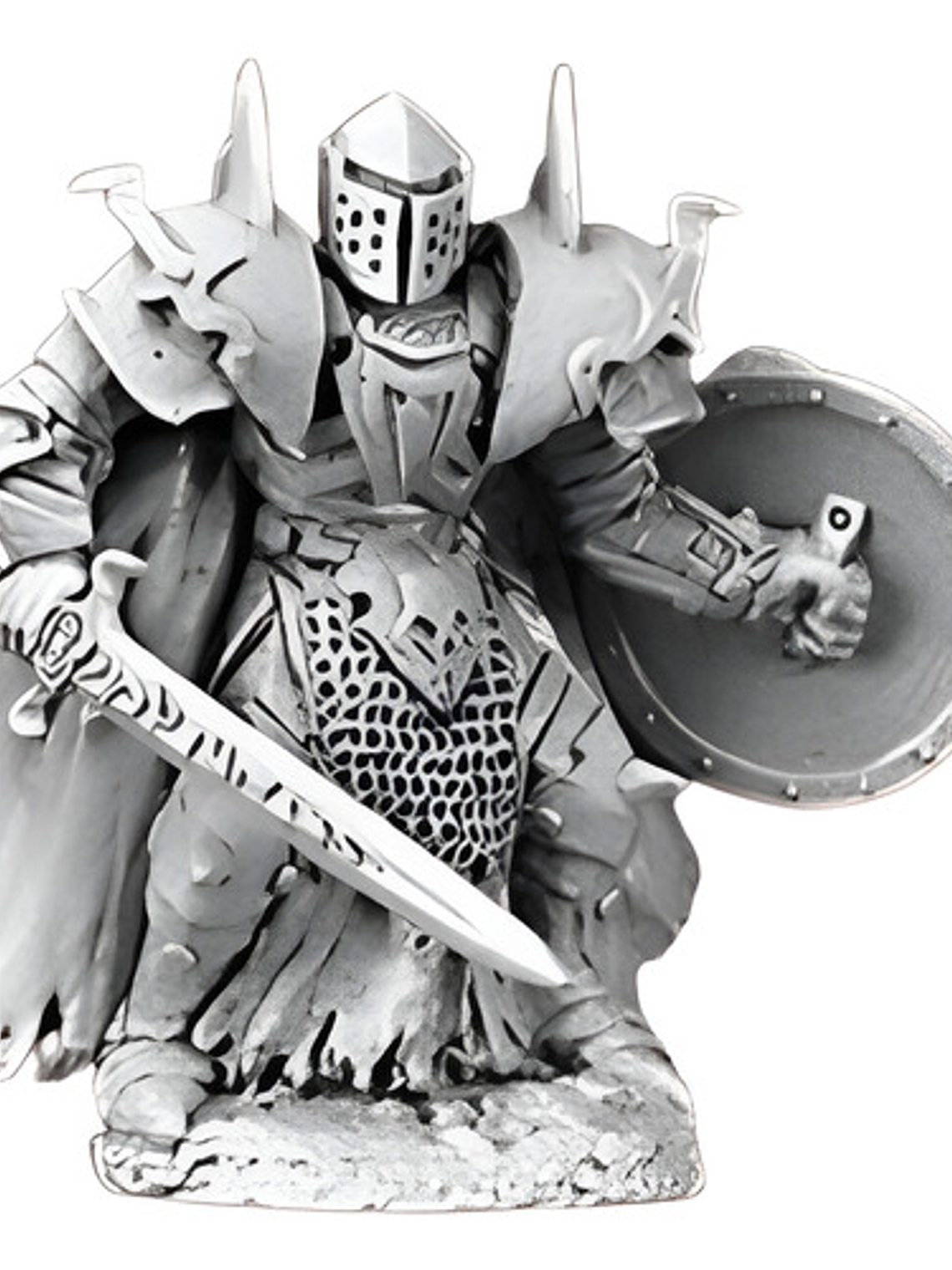 Benedikt Evil Warrior Reaper Legends Mini Dungeons & Dragons 1