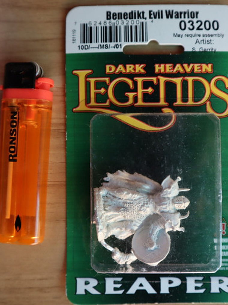 Benedikt Evil Warrior Reaper Legends Mini Dungeons & Dragons 3