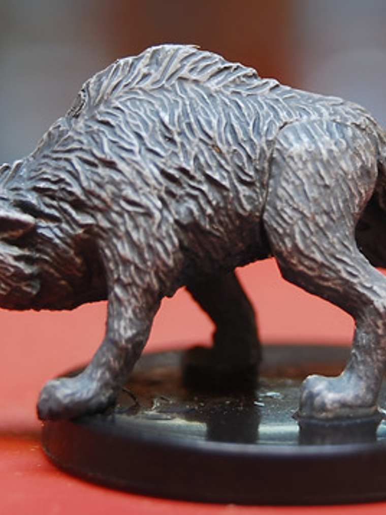 Timber Wolf #27 Deathknell Mini Dungeons And Dragons Dnd D&d 1