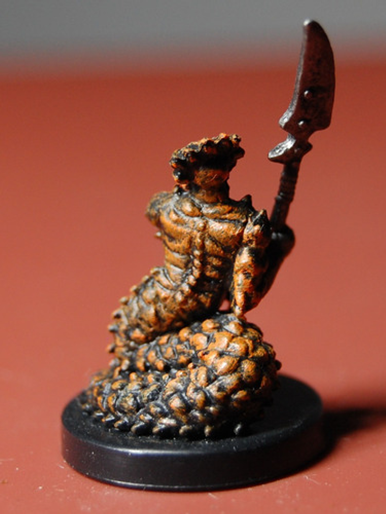 Flamebrother Salamander #40 Angelfire Mini Dungeons Dragons 4