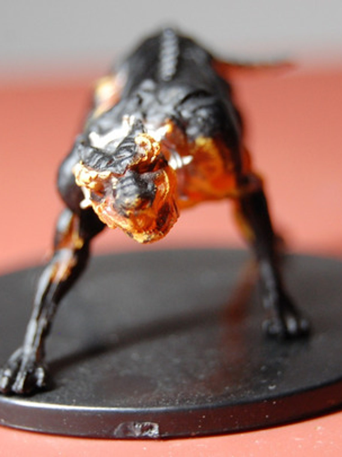 Advanced Hell Hound #31 Deadly Foes Mini Dungeons & Dragons 4