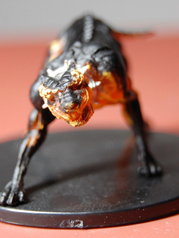 Advanced Hell Hound #31 Deadly Foes Mini Dungeons & Dragons 4