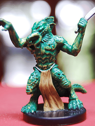 Half-illithid Lizardfolk #34 Aberrations Mini Dungeons Dnd