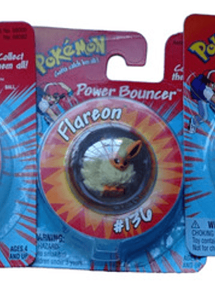 Eevee 3x Evos Power Bouncer 1999 Hasbro Pokemon Nintendo