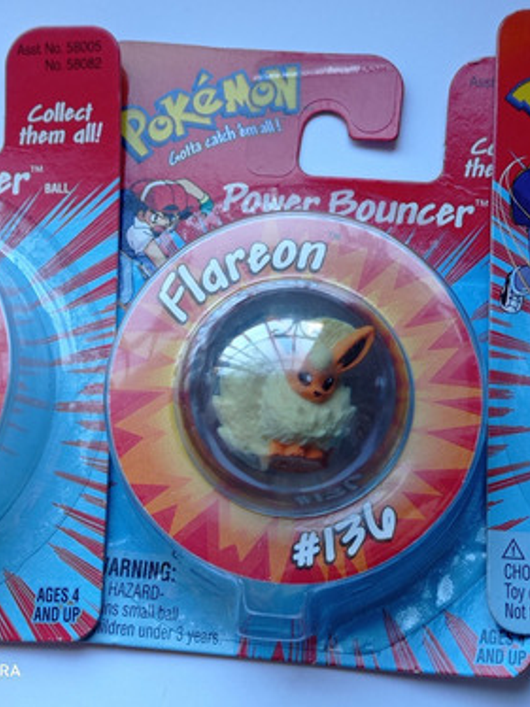 Eevee 3x Evos Power Bouncer 1999 Hasbro Pokemon Nintendo 3