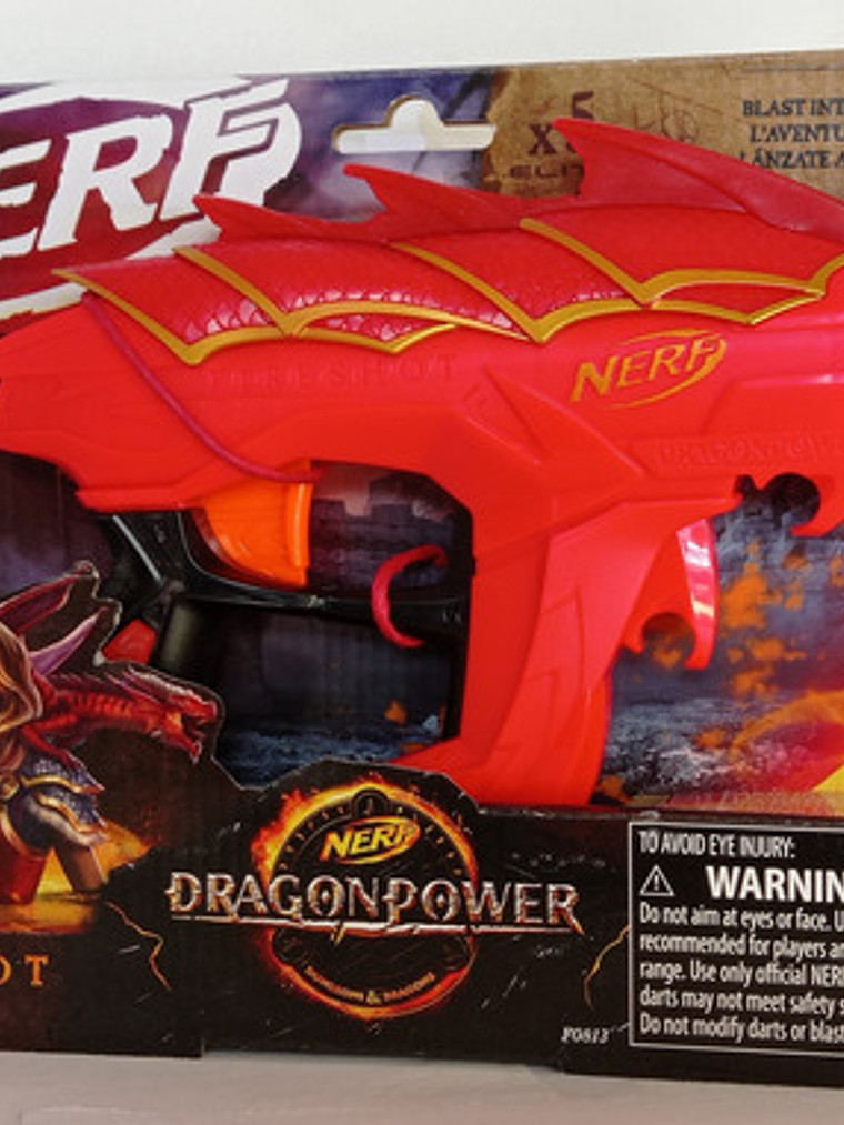 Lanzador Nerf Dragon Power Fireshot Dungeons And Dragons 2