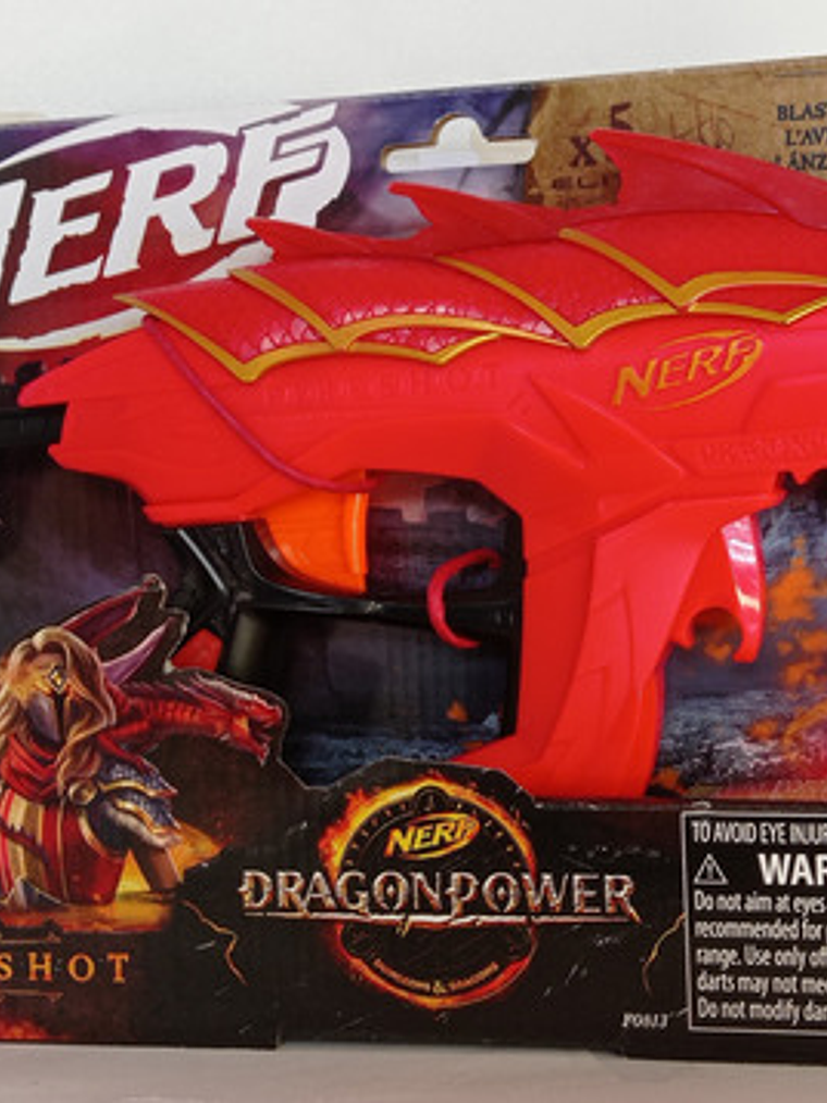 Lanzador Nerf Dragon Power Fireshot Dungeons And Dragons 3