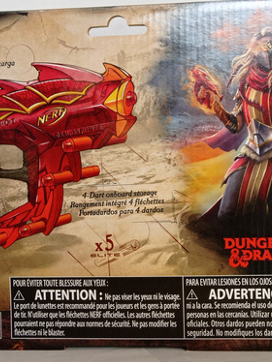 Lanzador Nerf Dragon Power Fireshot Dungeons And Dragons 5
