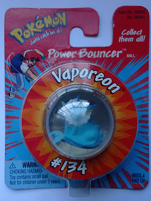 Vaporeon Power Bouncer 1999 Hasbro Pokemon Nintendo