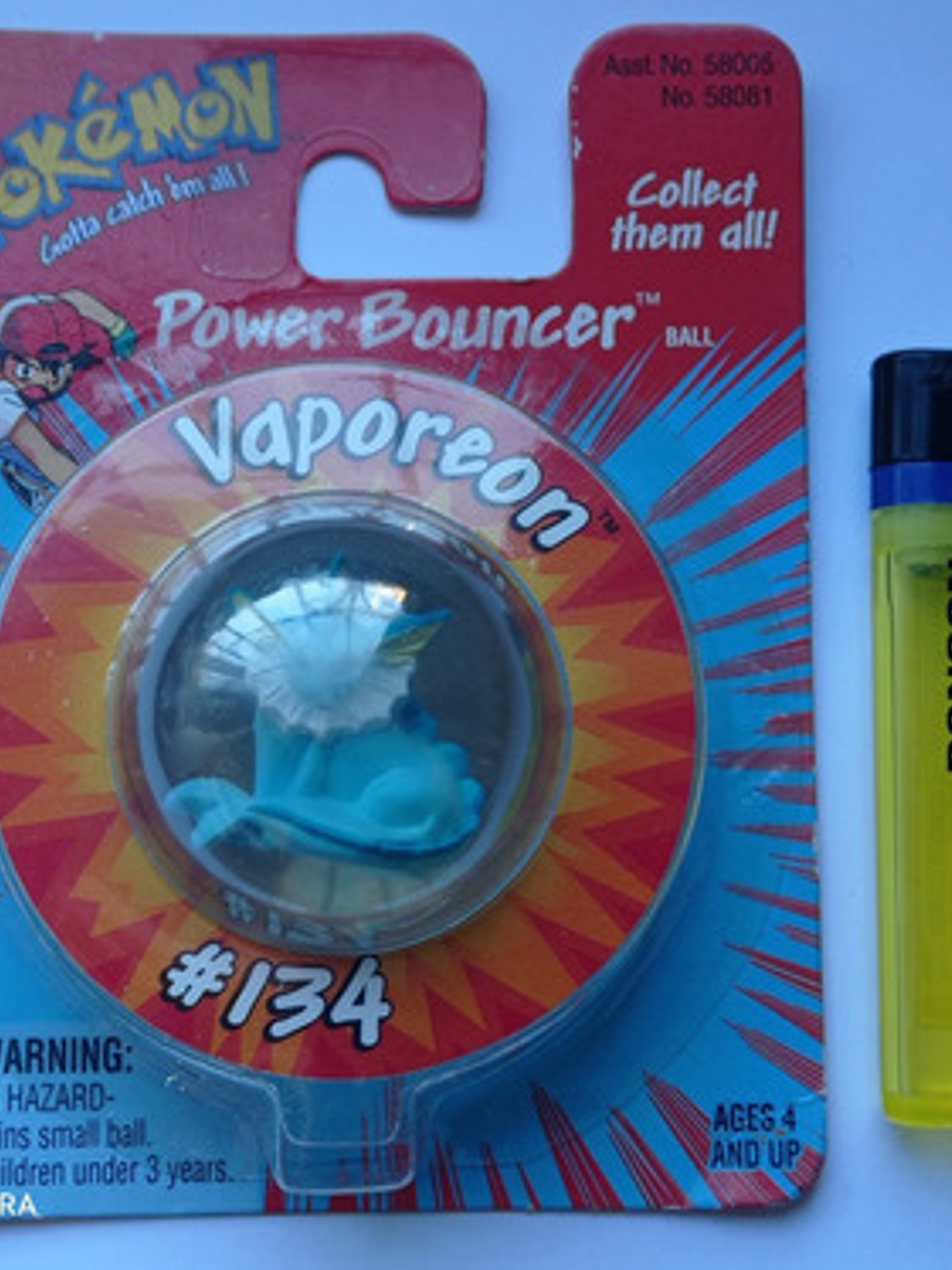 Vaporeon Power Bouncer 1999 Hasbro Pokemon Nintendo 2