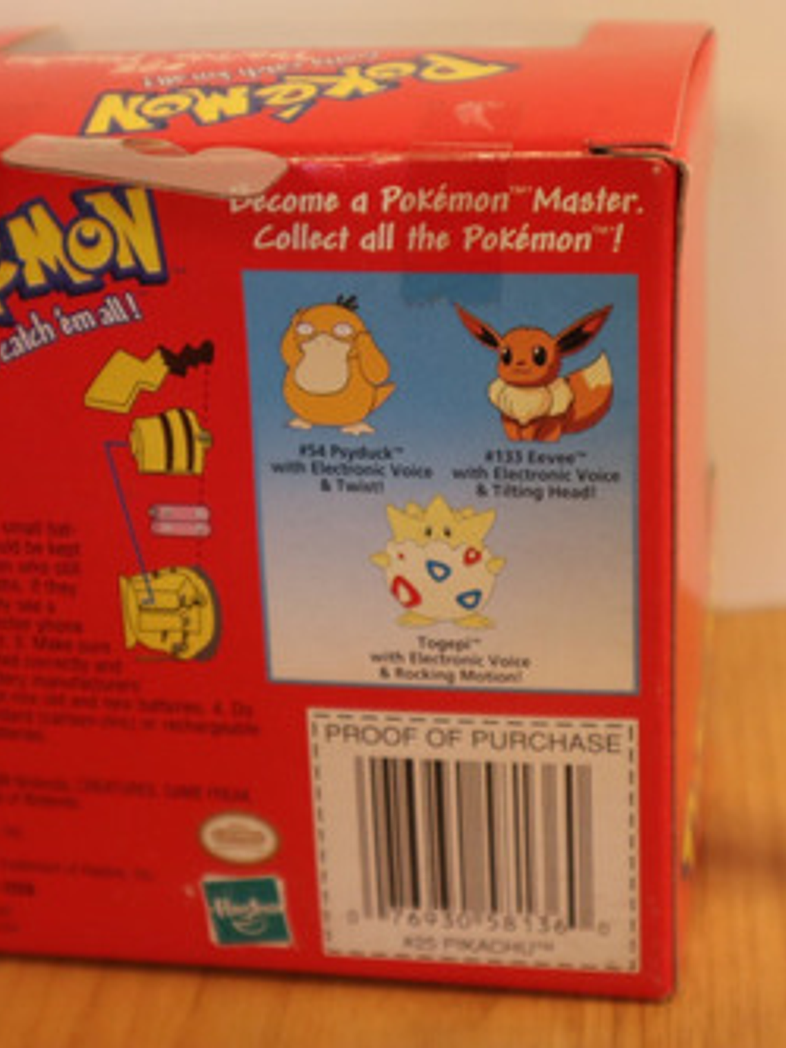 Pikachu 1999 Nintendo Hasbro Pokemon Electronic 4